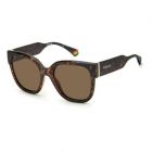 Ochelari de soare Polaroid Femeie Patrati PLD 6167/S 086SP HAVANA