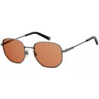 Ochelari de soare Polaroid Unisex Rotunzi PLD 2081/S/X 6LB HE RUTHENIUM GREY