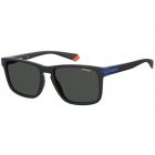 Ochelari de soare Polaroid Barbat Patrati PLD 2088/S 0VK M9 MATTE BLACK BLUE