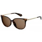 Ochelari de soare Polaroid Femeie Cat Eye PLD 4076/F/S 086 SP DARK HAVANA