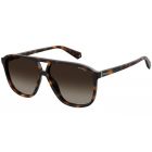 Ochelari de soare Polaroid Barbat Aviator PLD 6097/S 086 LA DARK HAVANA