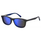 Ochelari de soare Polaroid Copii Patrati PLD 8045/CS 003 5X MATT BLACK  48 CLIP ON