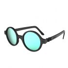 Ochelari de soare Ki ET LA Copii  Rotunzi R5SUN BLACK 6-9 Ani
