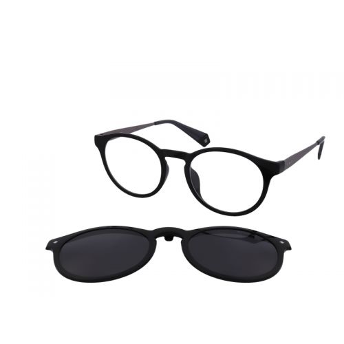 Ochelari de soare Polaroid Unisex Rotunzi PLD 6081/G/C/S 08A M9 BLACK GREY 49 CLIP ON