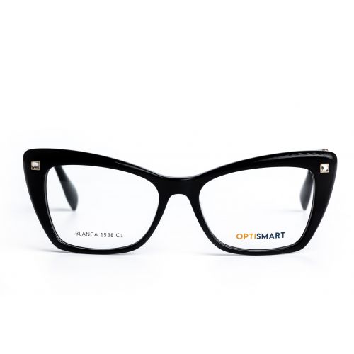 Ochelari de vedere Optismart Femeie Cat Eye Blanca 1538 C1