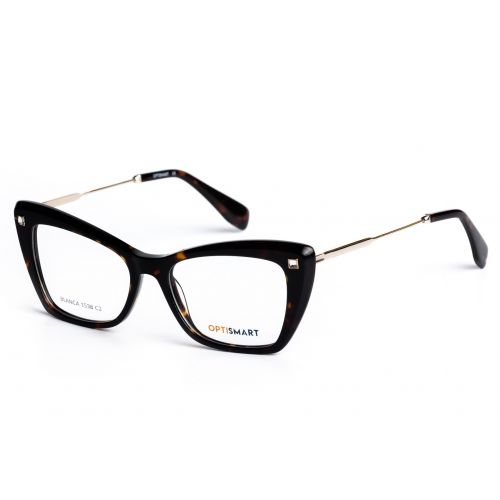 Ochelari de vedere Optismart Femeie Cat Eye Blanca 1538 C2