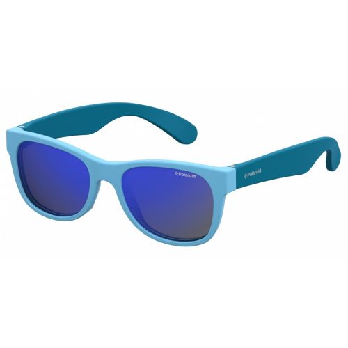 Ochelari de soare Polaroid Copii Wayfarer P0300 RHB 5X CRYSTAL AZURE KIDS