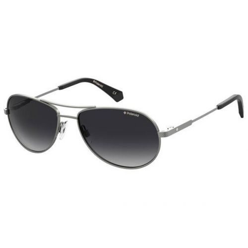 Ochelari de soare Polaroid Barbat Aviator PLD 2100/S/X R80  WJ DARK RUTHENIUM