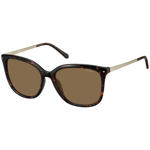 Ochelari de soare Polaroid Femeie Patrati PLD 4043/S NHO IG HAVANA GOLD