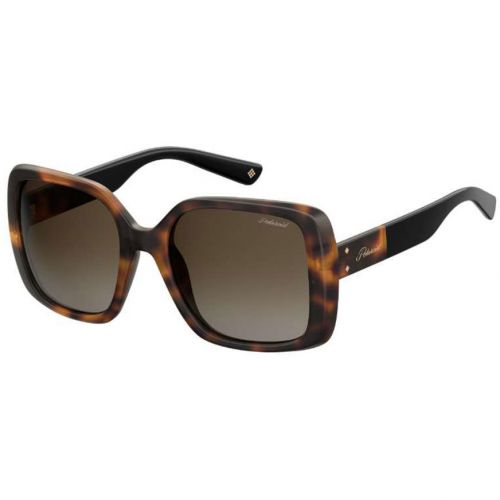 Ochelari de soare Polaroid Femeie Patrati PLD 4072/S 086 LA DARK HAVANA