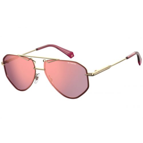 Ochelari de soare Polaroid Unisex Aviator PLD 6092/S YEP OZ LIGHT GOLD RED