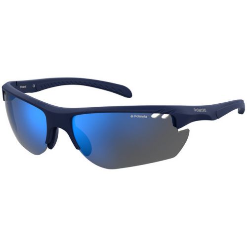 Ochelari de soare Polaroid Barbat Dreptunghiulari PLD 7026/S IPQ 5X MTBL BLUE 72 SPORT