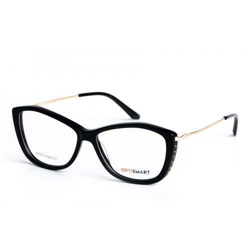 Ochelari de vedere Optismart Femeie Cat Eye Rock 1563 C1